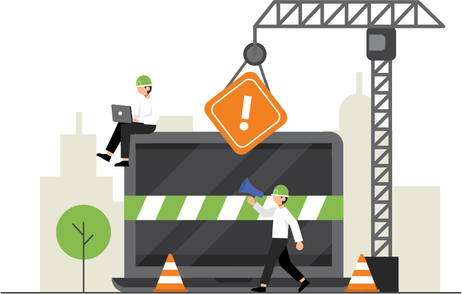 Under maintenance illustration